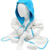 White/Aqua Blue