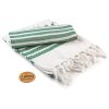 White/Dark Green