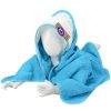 Aqua Blue/White