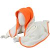 White/Bright Orange