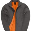 Dark Grey (Solid)/Neon Orange