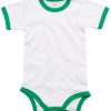 White/Kelly Green