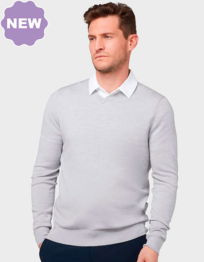Men´s V-Neck Merino Sweater