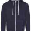 New French Navy/Heather Grey