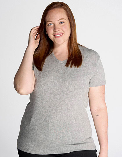 Ladies´ Curves T-Shirt V-Neck