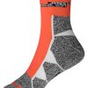 Bright Orange/White