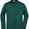 Dark Green Melange/Black