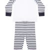 Navy Stripe/White