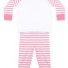 Pink Stripe/White