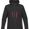 Black/Bright Red