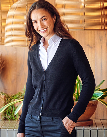 Ladies´ Lightweight V-Neck Short Cardigan